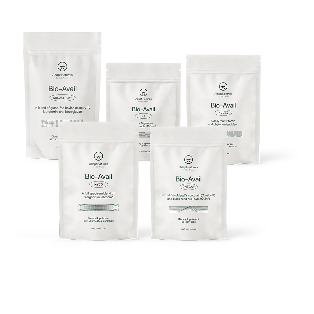 Colostrum+, E+, Multi, Myco, Omega+ Bundle