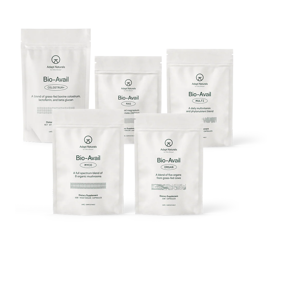 Colostrum+, Mag, Multi, Myco, Organ Bundle