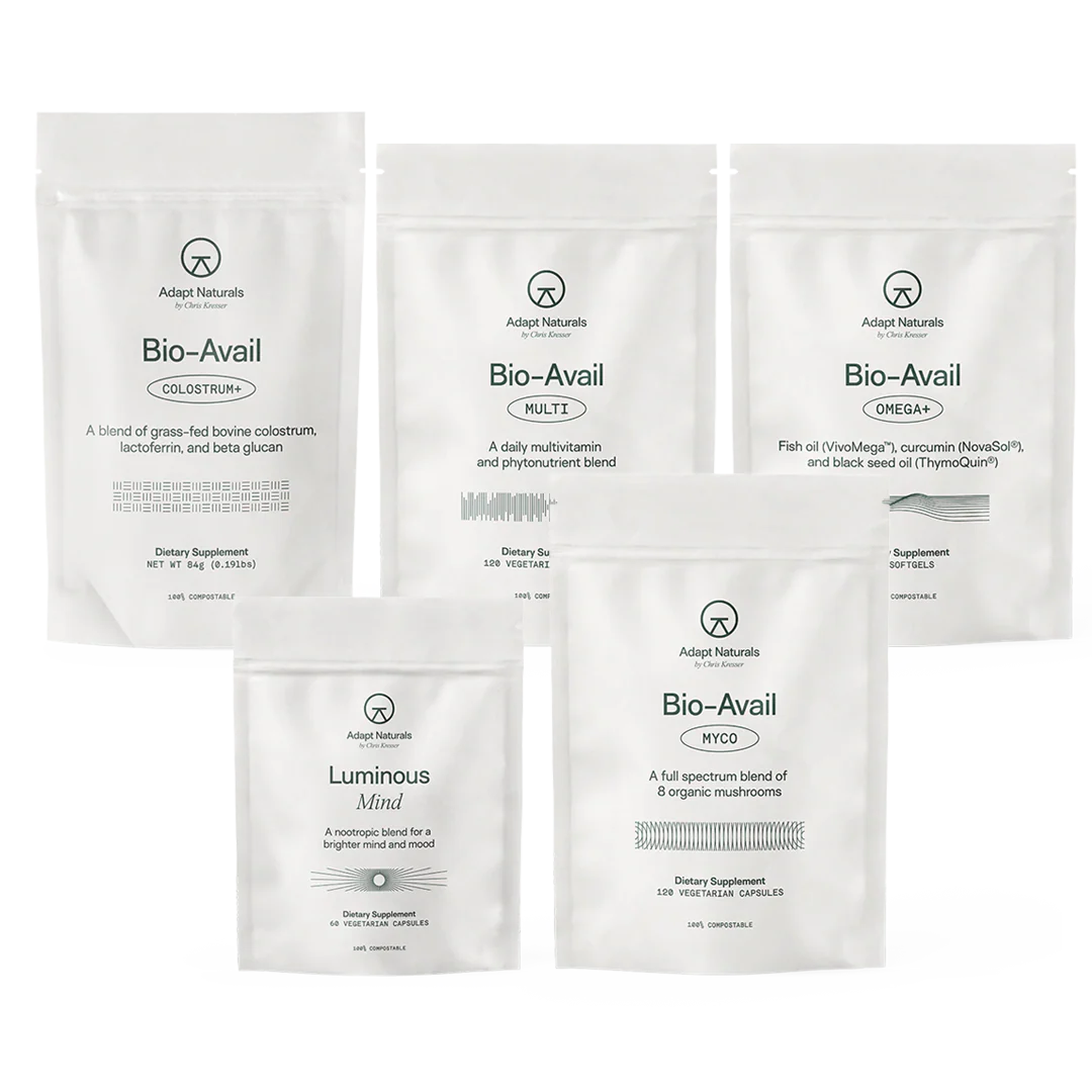 Colostrum+, Multi, Myco, Omega+, Luminous Mind Bundle